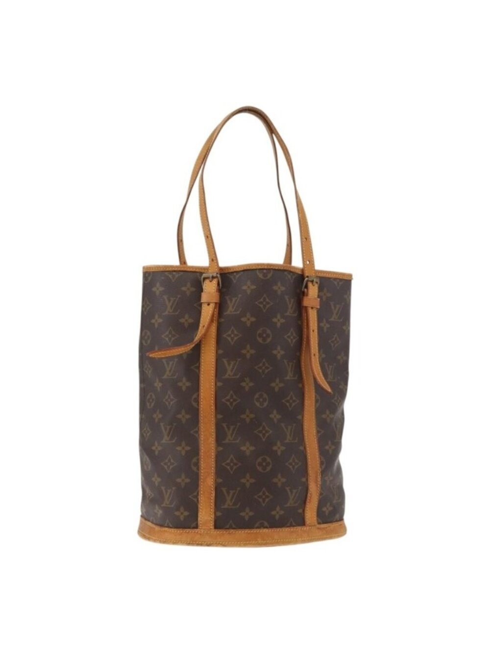 Authentic LOUIS VUITTON Monogram Bucket GM Shoulder Bag M42236 LV